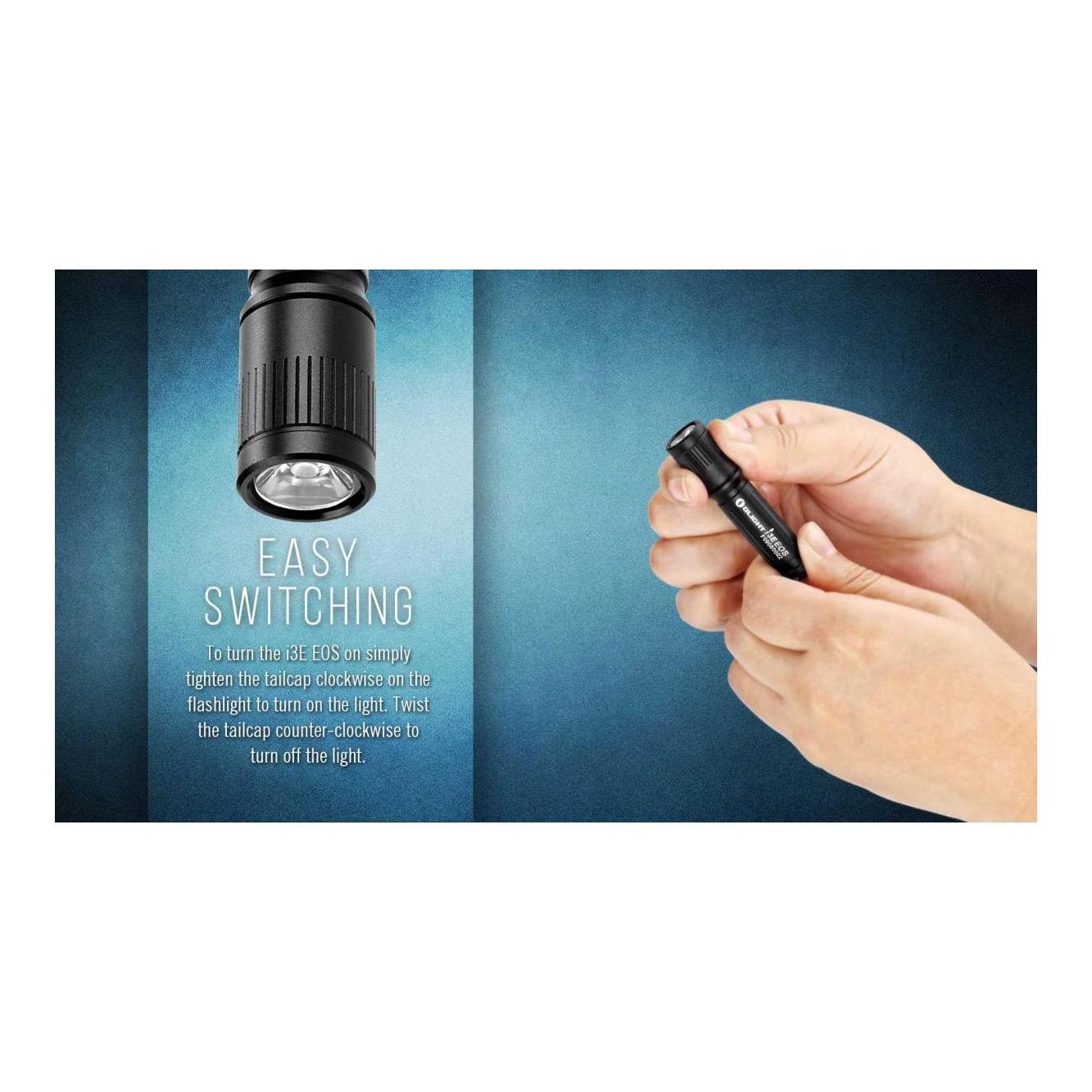 I3E LED Schlüsselanhänger - Schwarz