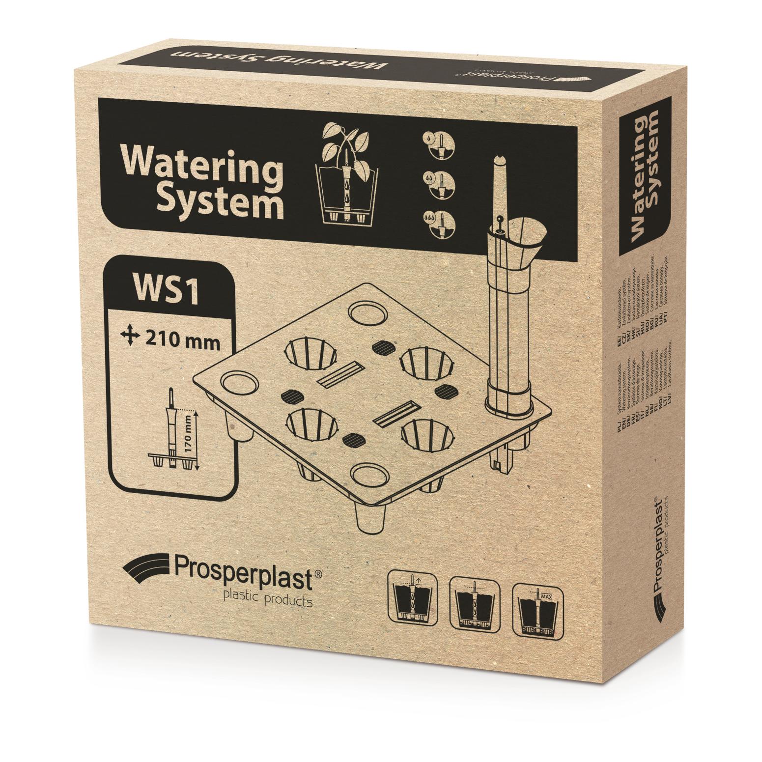 Bewässerungssystem für Hydrokulturen - viereckig