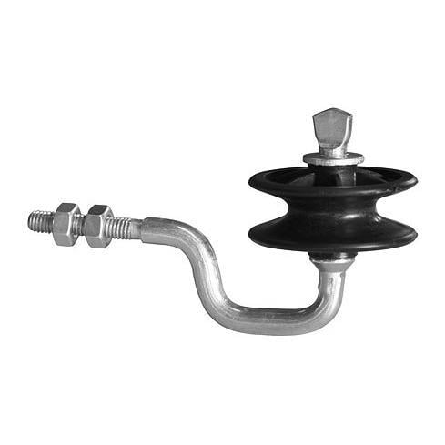 Image of AKO Eckisolator metrisch M6 - Schwarz/Silber - bei Hauptner.ch