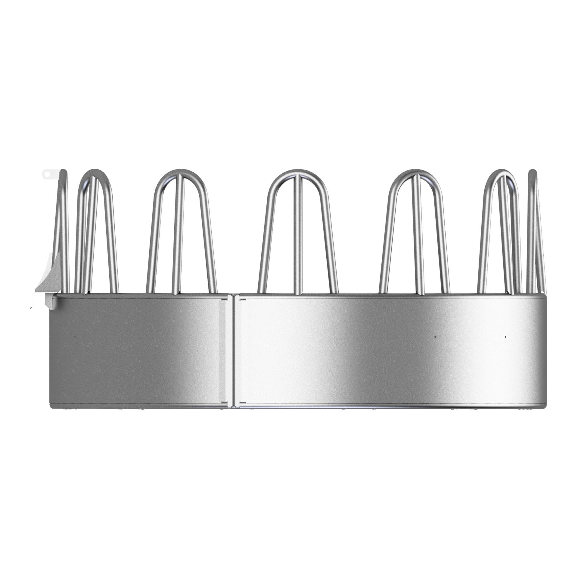 Rundraufe mit Palisadenfressgitter