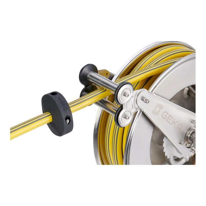 Plus enrouleur automatique de tuyau acier inoxydable - avec tuyau