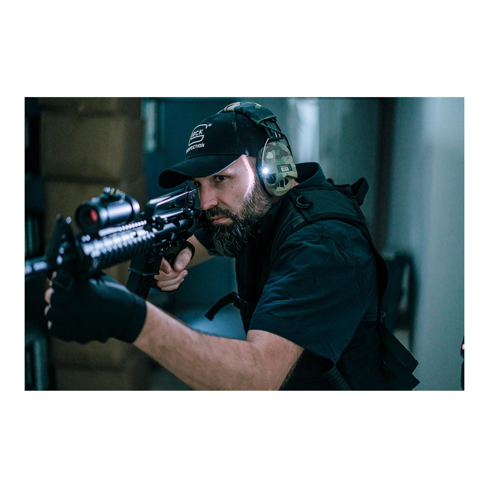 Supreme Pro X avec bande de cuir et coussinet de mousse – capsules noires