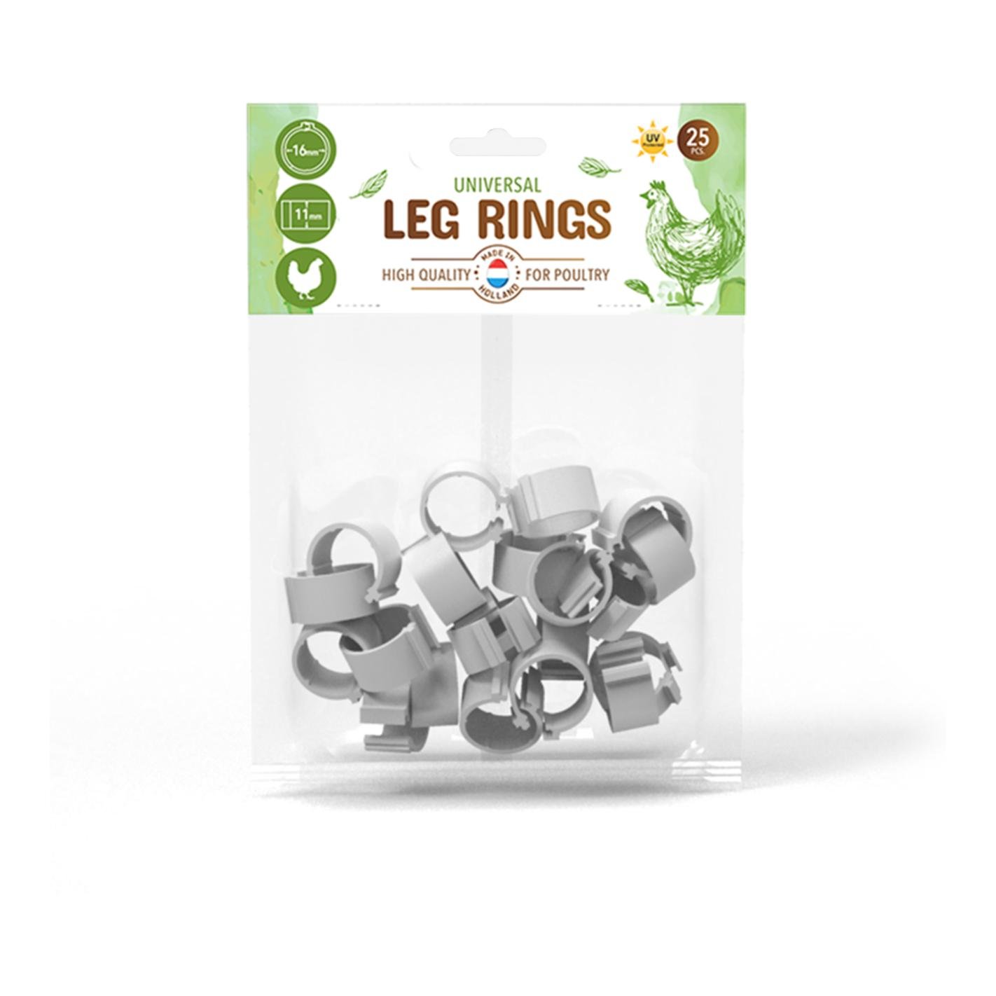 Hühnerfussringe 25 Stk.