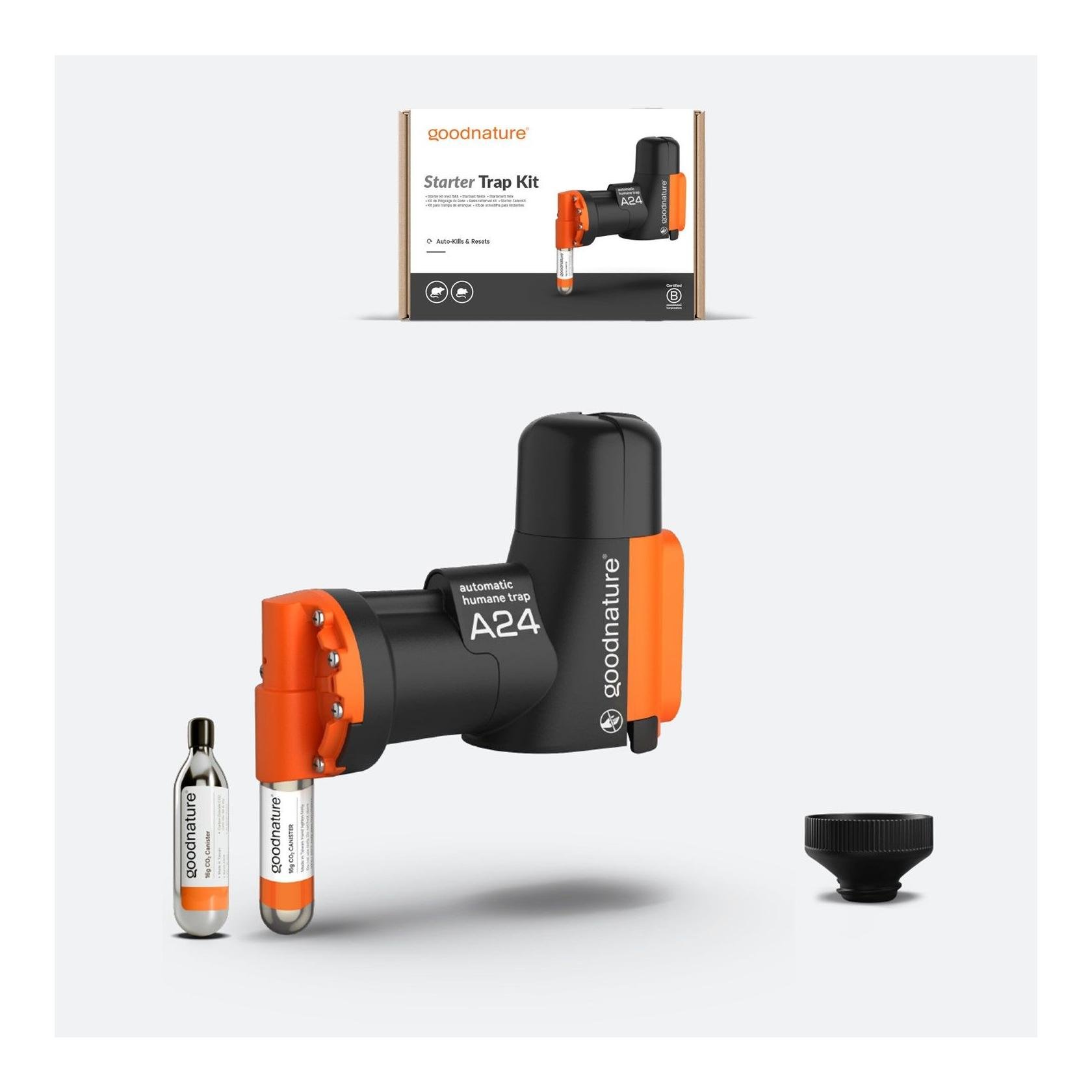 Automatische Ratten- und Mauseschussfalle A24 - Starter Set