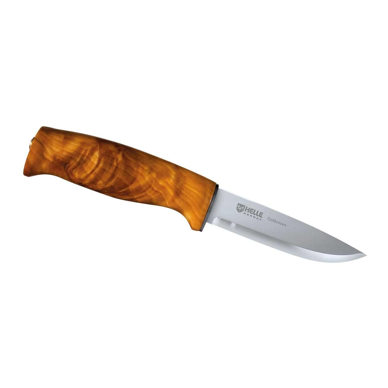 Image of Helle Jagd-/Outdoormesser Fjellkniven - Maserbirke - Braun - bei Hauptner.ch