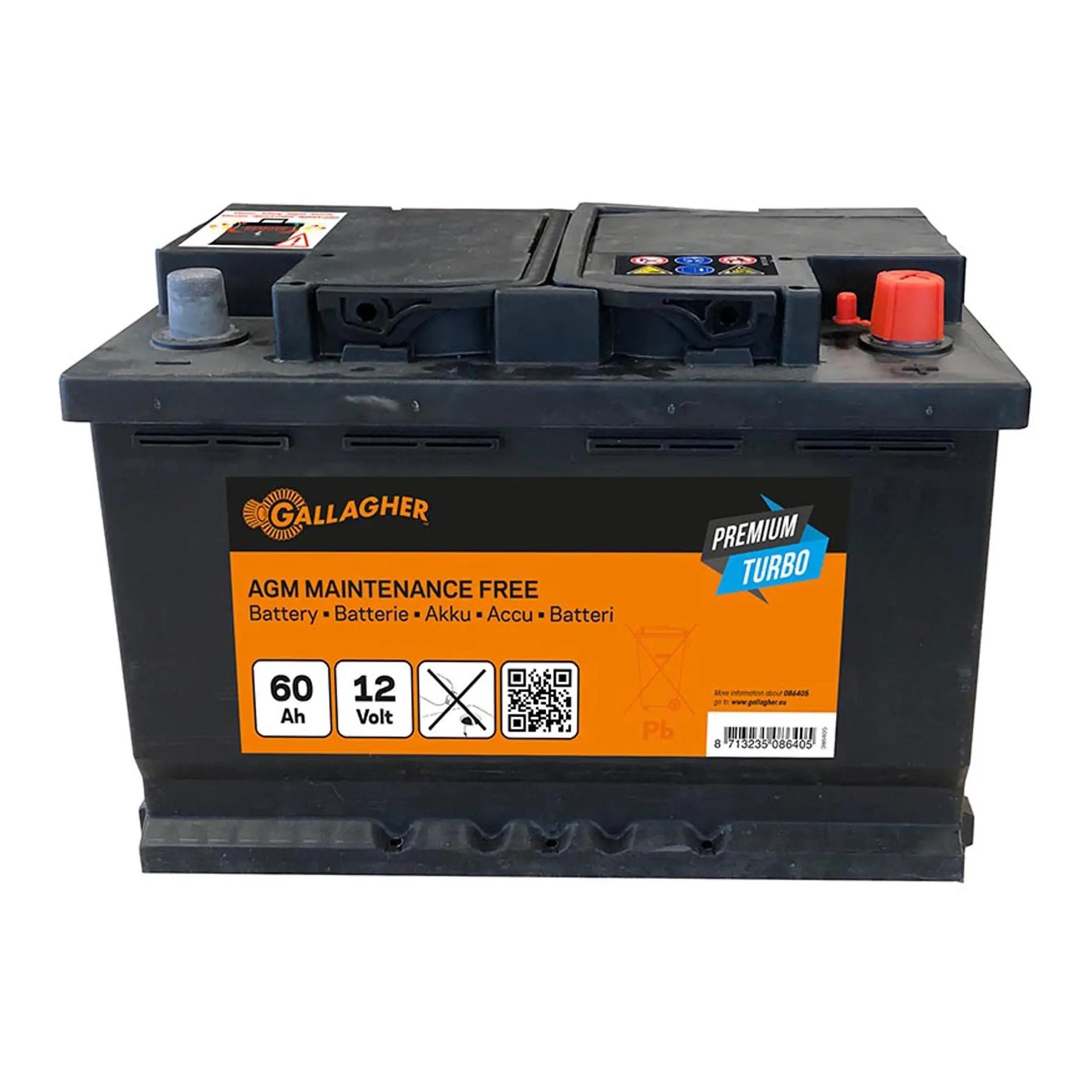 Weidezaunakku Premium Turbo AGM