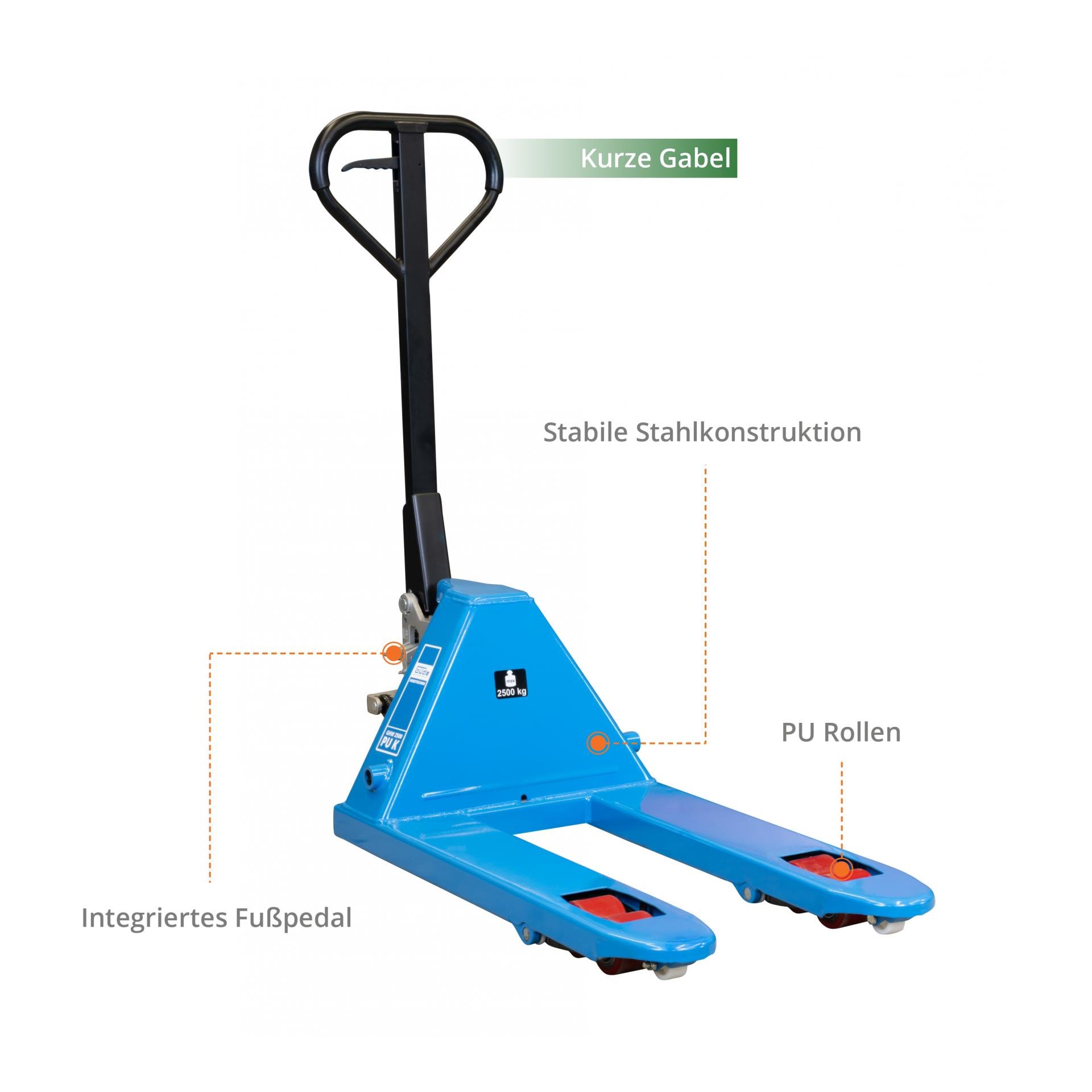 Güde Gabelhubwagen GHW 2500-80 PU