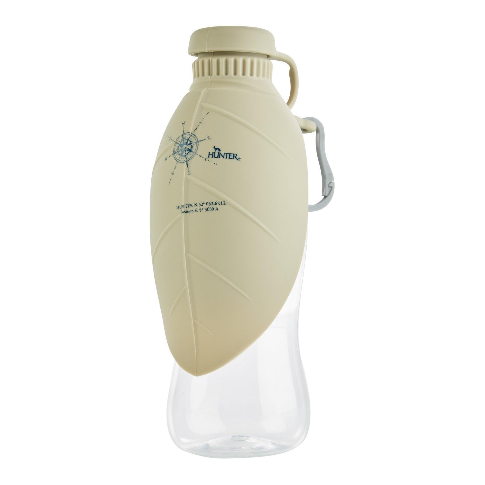 Outdoor Trinkflasche mit Silikonnapf List - beige