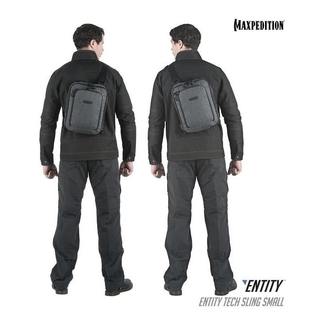 Sac à bandoulière tech ENTITY petit 7 l – charbon