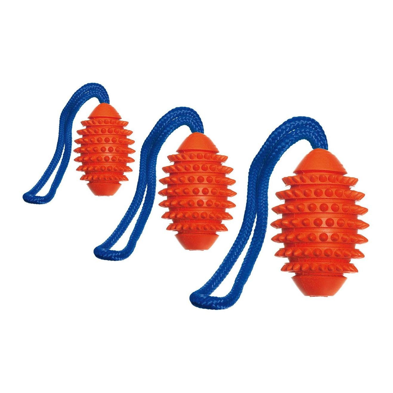 Ruffus Vollgummi Aqua Football - orange 