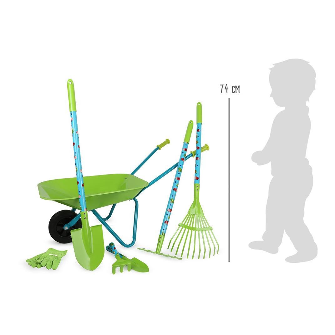 Grosses Gartenset mit Schubkarre