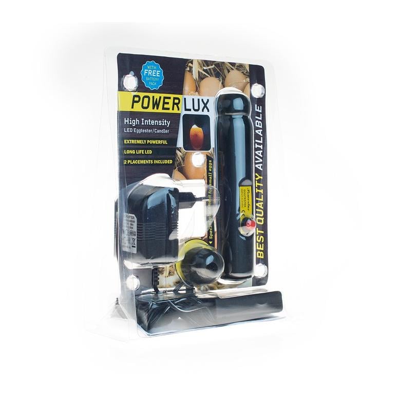 LED-Schierlampe Powerlux mit high power + Adapter & Akkuhalter