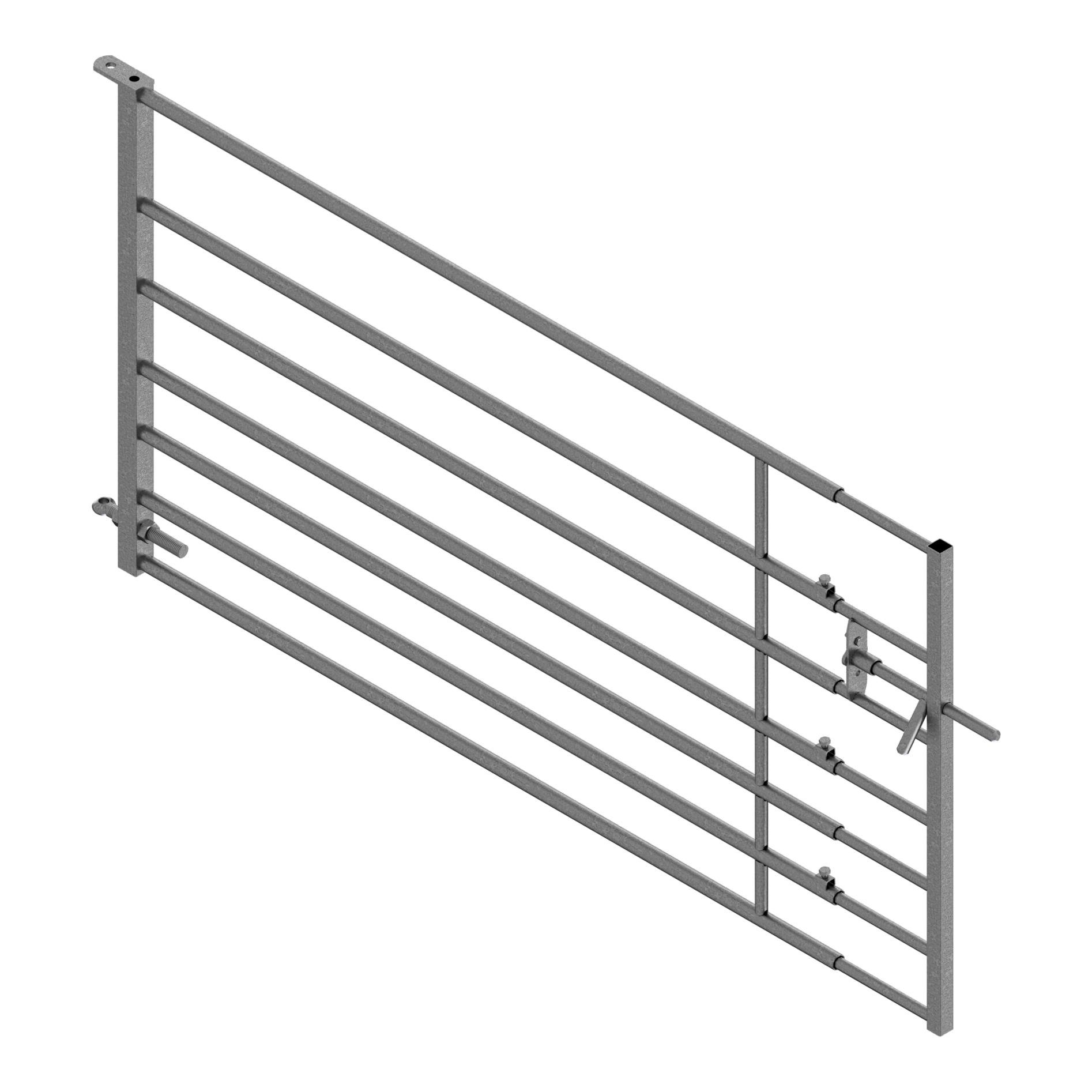 Abtrennung mit Tor für Schafe - verstellbar