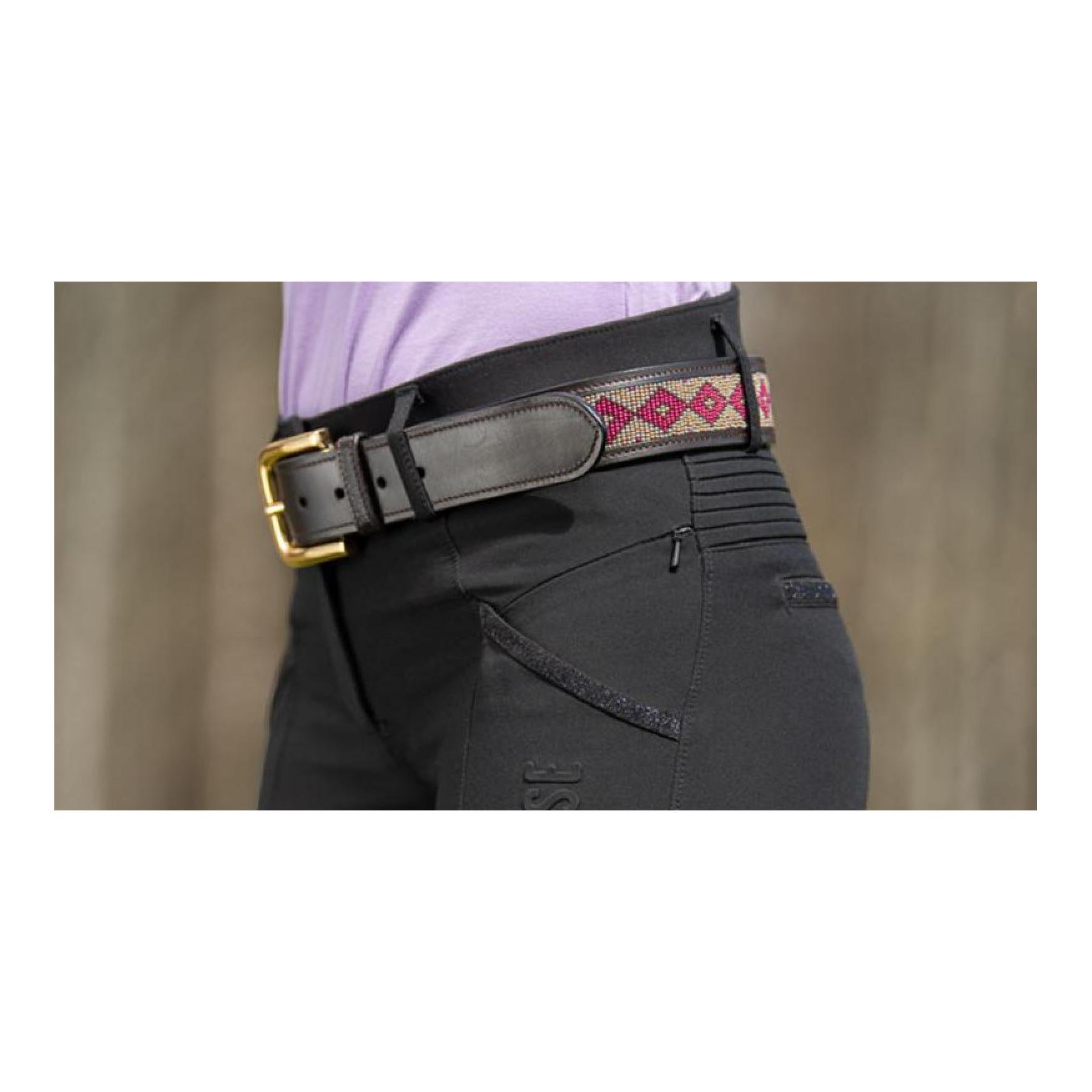 Ledergürtel Pearls Damen