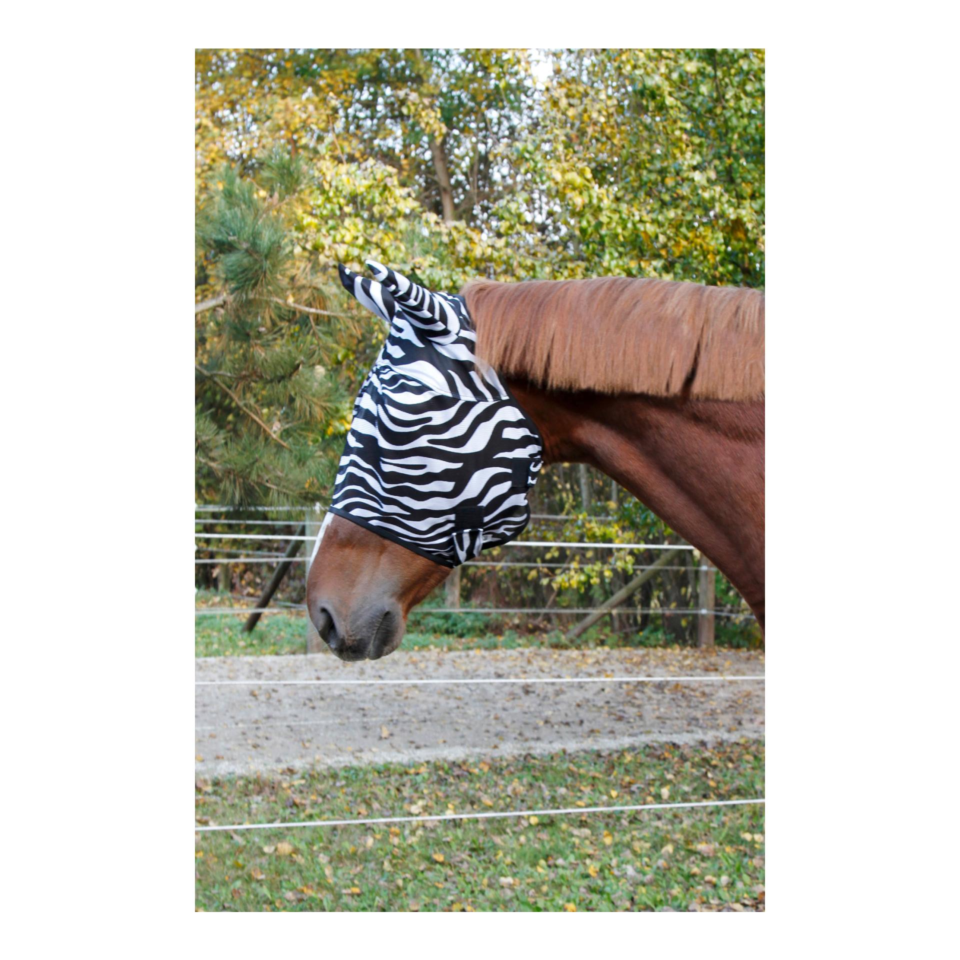 Fliegenschutzmaske Zebra