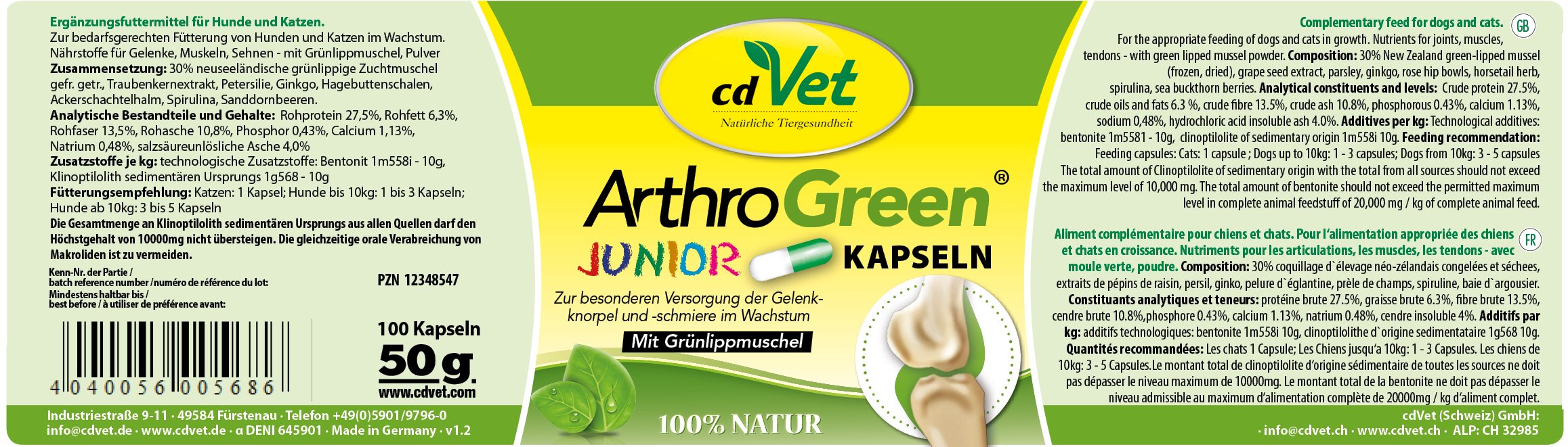 ArthroGreen Junior Kapseln