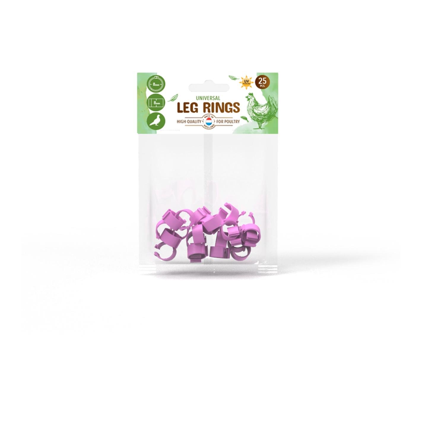 Hühnerfussringe 25 Stk.