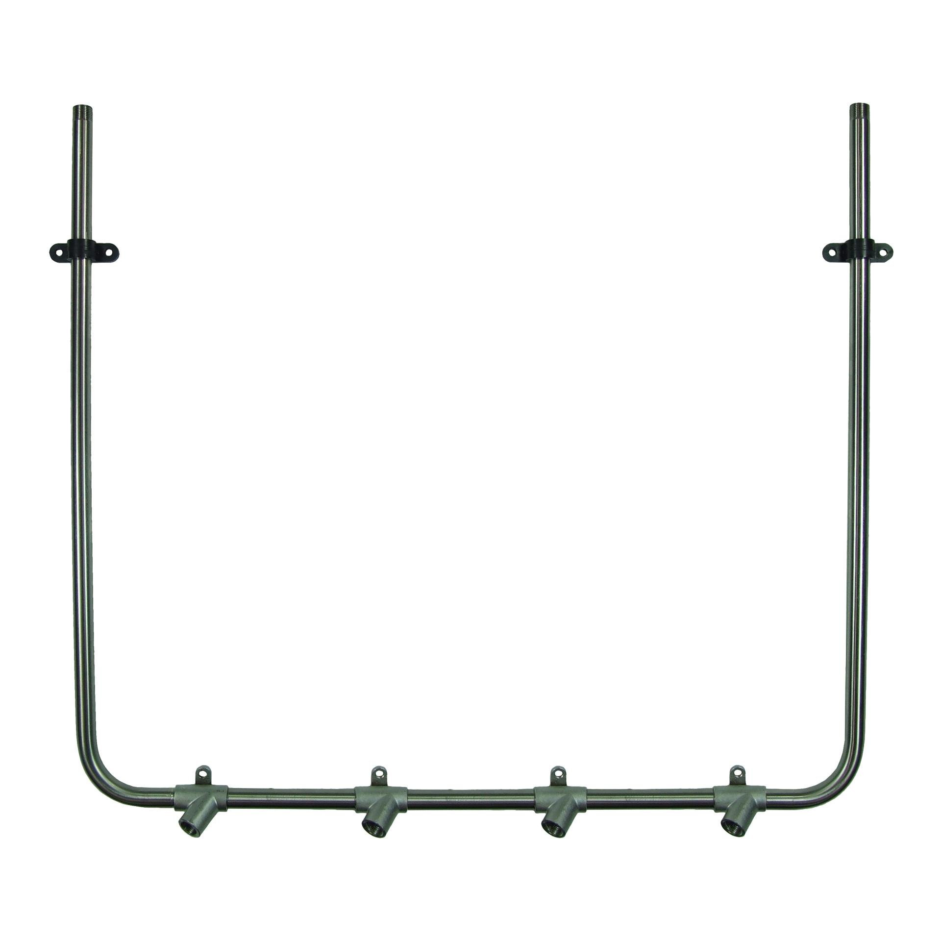 Image of Suevia Umlaufrohr - 4 Abgänge waagrecht - Edelstahl - bei Hauptner.ch