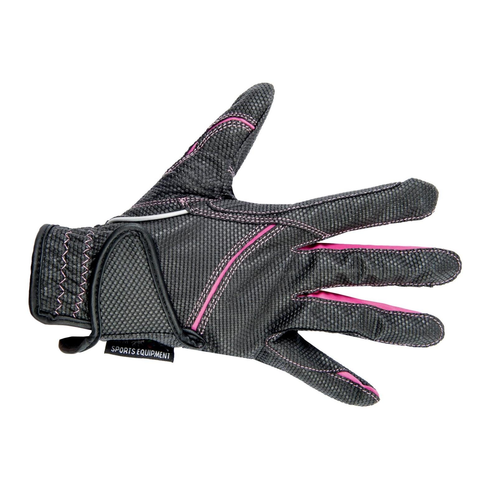 Image of HKM Reithandschuhe Fashion - schwarz/pink bei Hauptner.ch