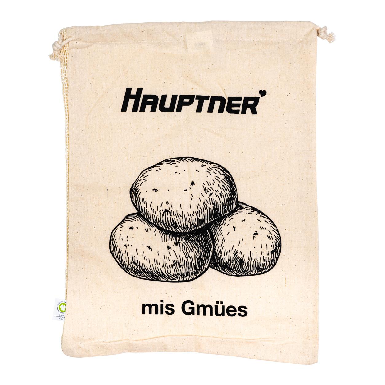 Image of Hauptner Gemüse- & Obstbeutel "Mis Gmües" - Weiss - bei Hauptner.ch