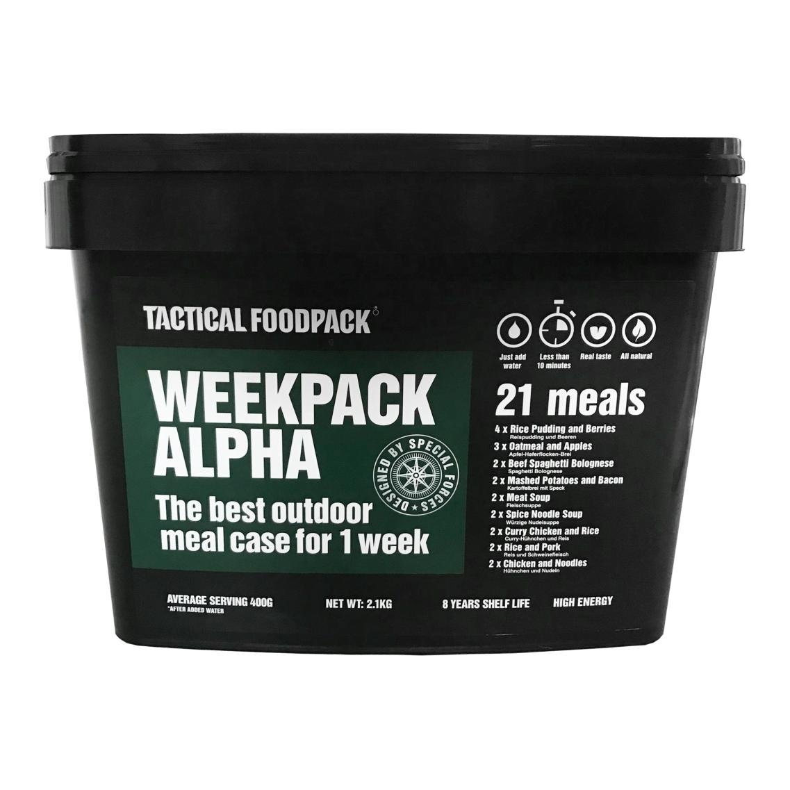 Image of Tactical Foodpack Weekpack Alpha - Schwarz - bei Hauptner.ch