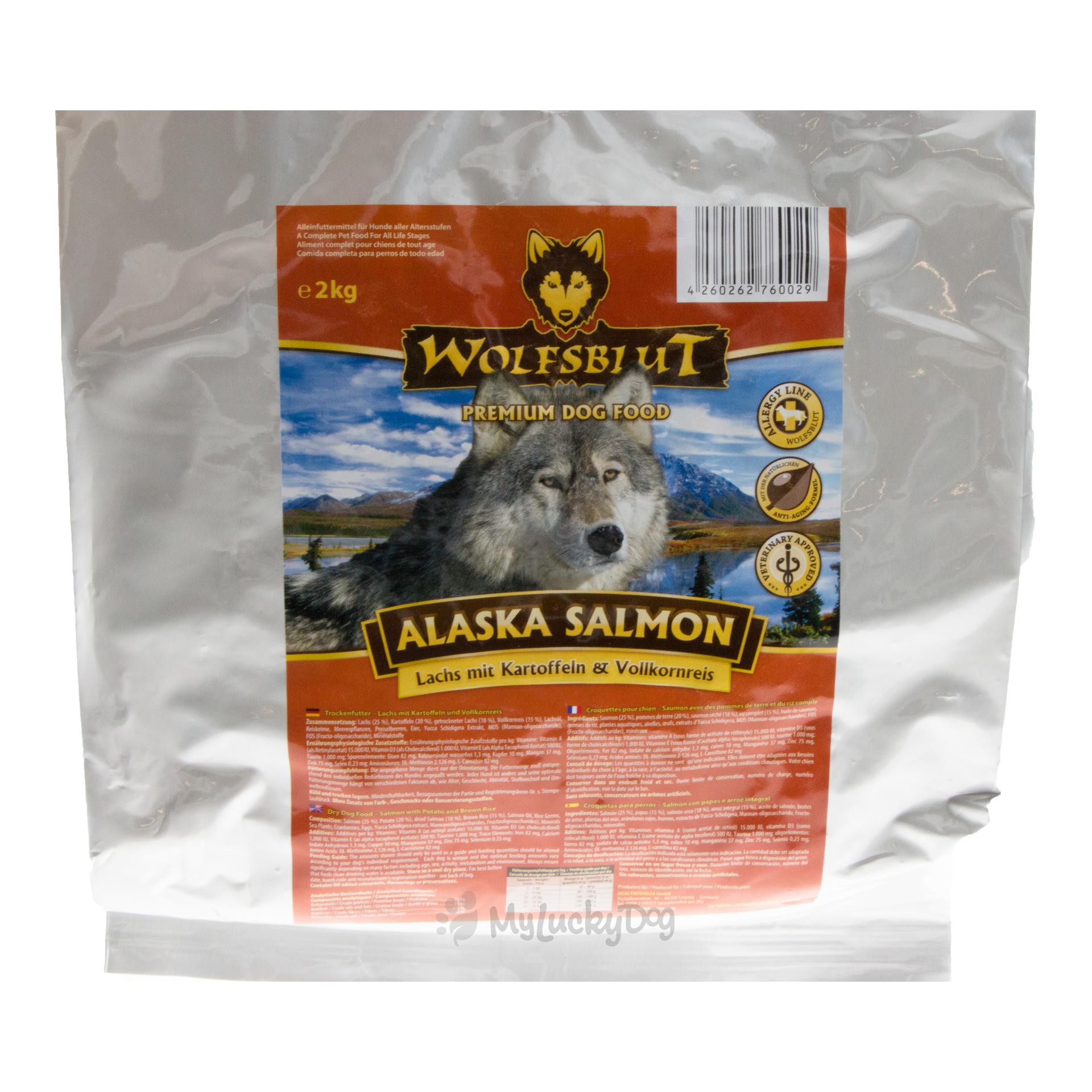 Image of Wolfsblut Trockenfutter für Hunde Alaska Salmon ADULT Lachs & Kartoffel bei Hauptner.ch