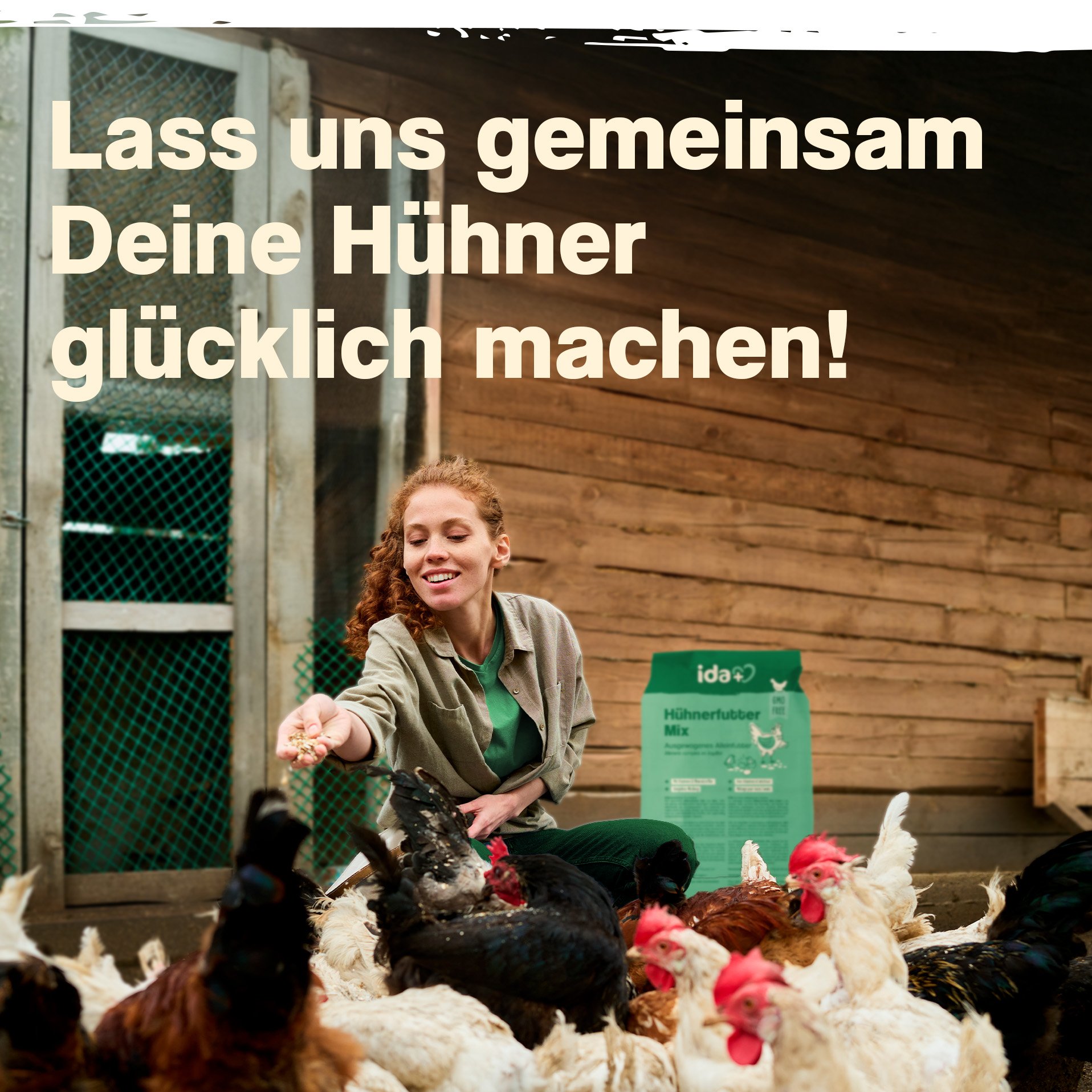 IdaPlus Mélange alimentaire pour poules - Aliment complet équilibré - Mélange pour toute l'année