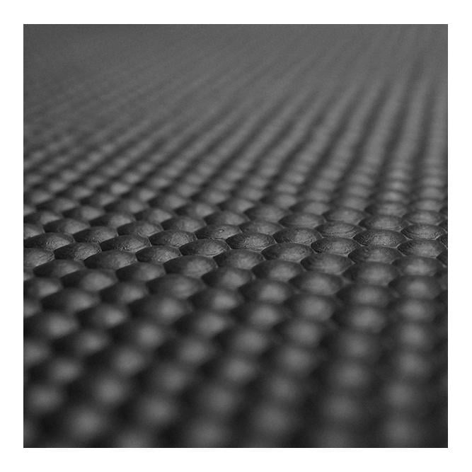 Hammerschlagmatte 8mm | Breite 2,00 m 