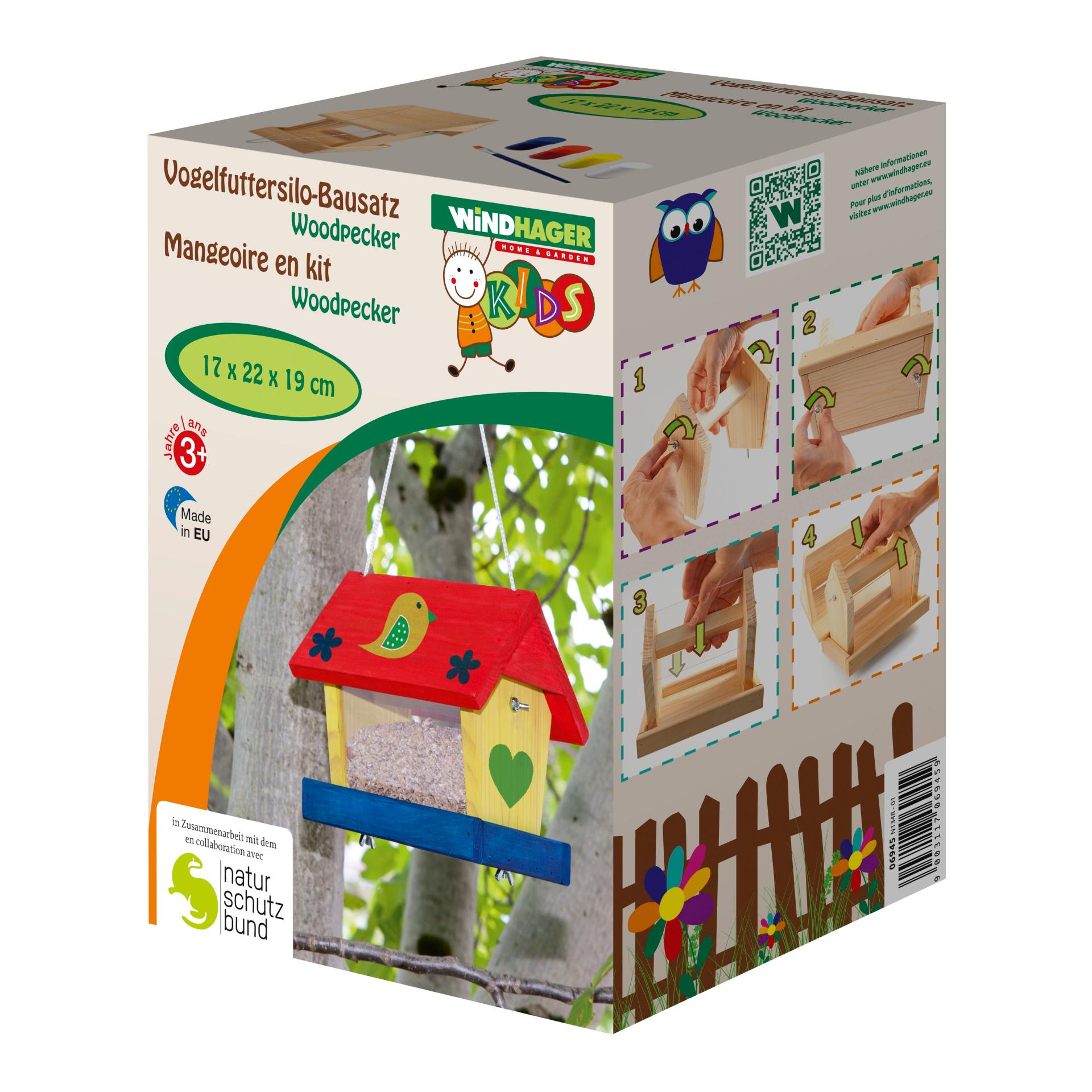 Mangeoire en kit pour enfants Woodpecker