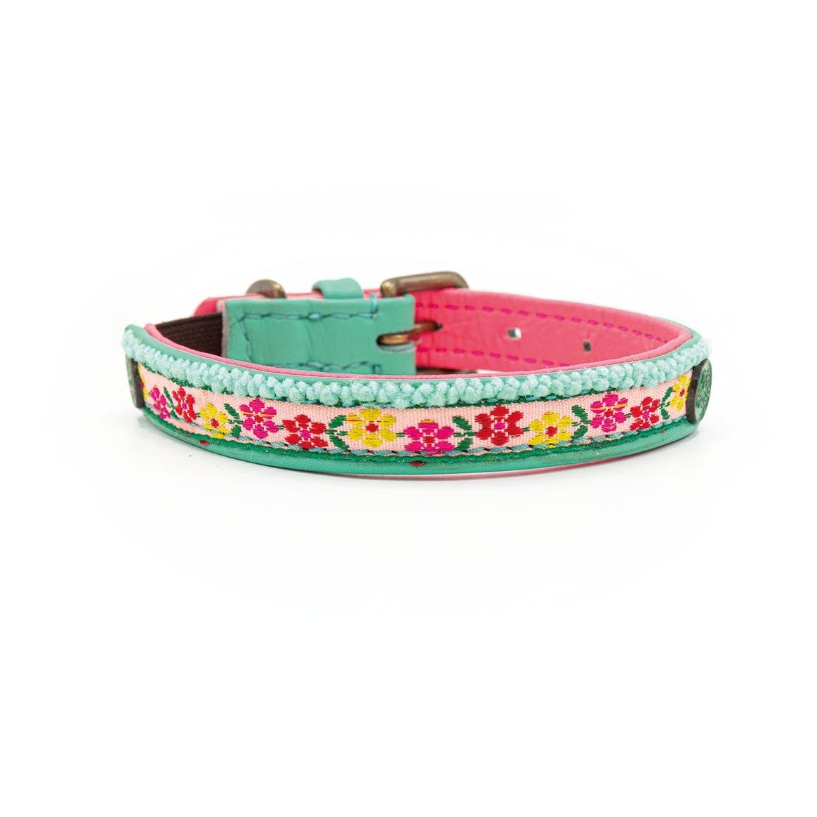 Image of Dog with a mission Kitty Katzenhalsband - Grün, Rosa / Pink, Multi - bei Hauptner.ch