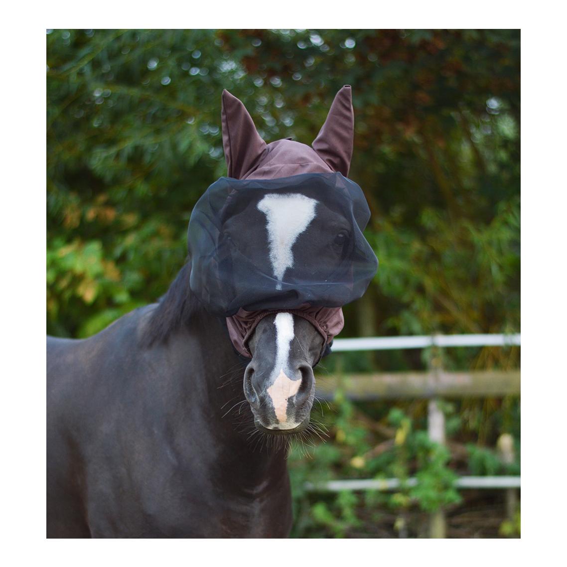 Ekzemmaske mit Ohren - braun