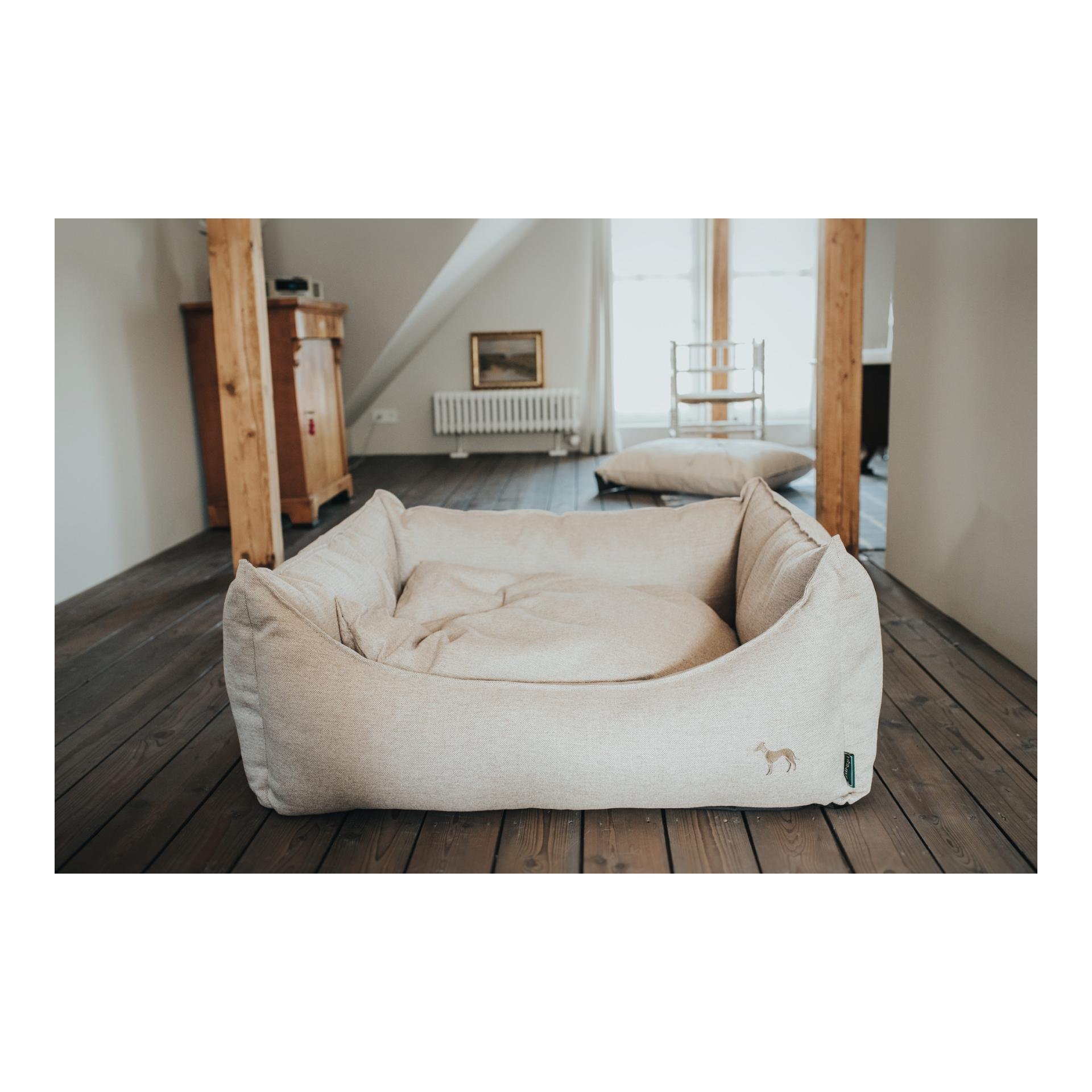 Canapé pour chien Livingston tissu - beige