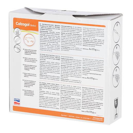 Bolus de Calzogol - Bolus de calcium (fièvre de lait)