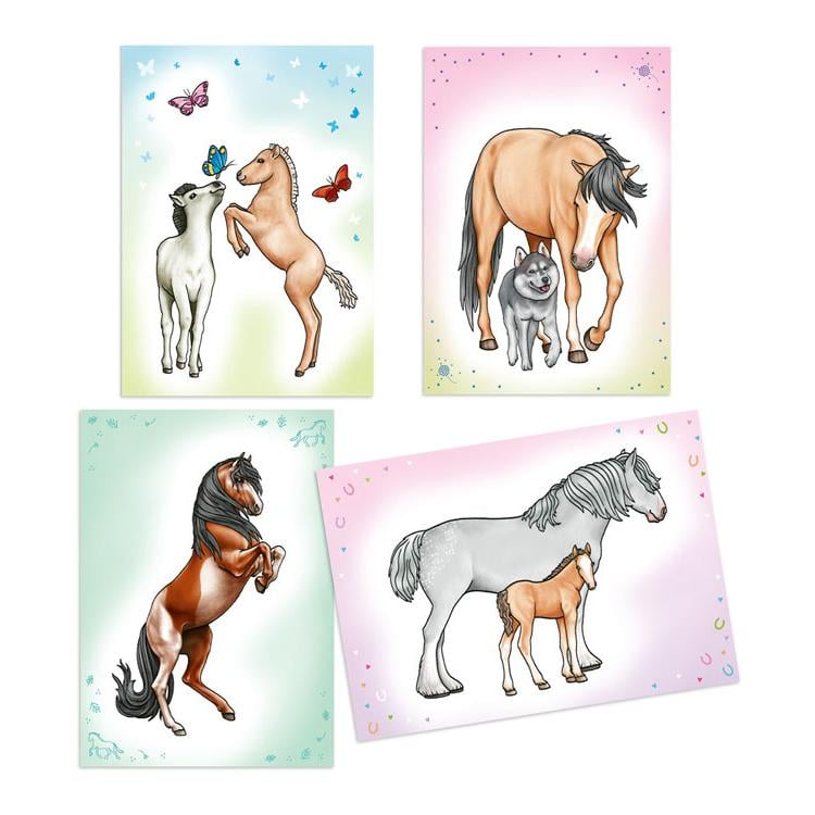 Malbuch mit Transparentpapier