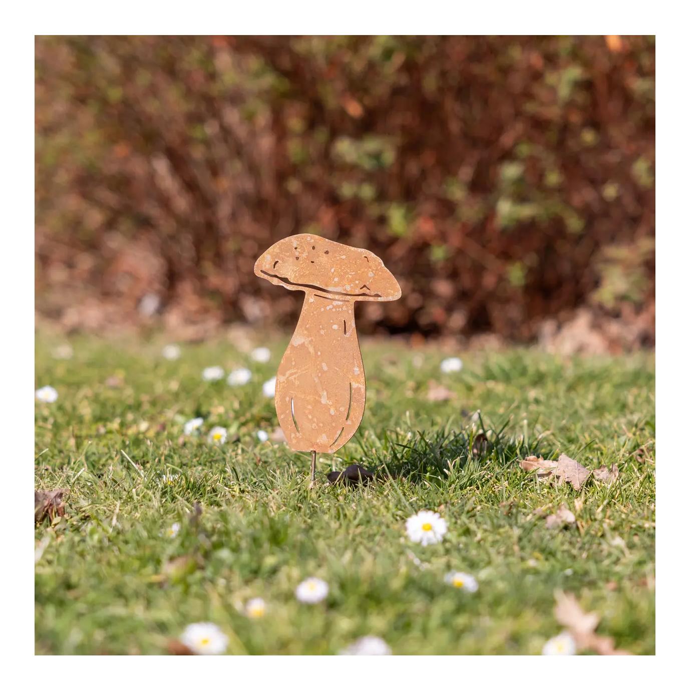Esschert Rost Gartenstecker Steinpilz 
