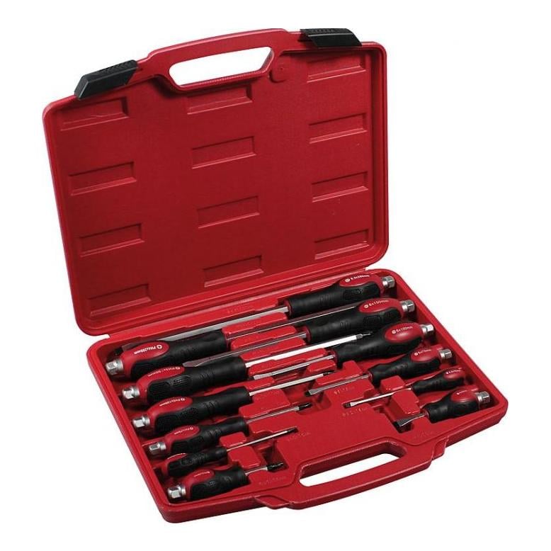 Image of Technolit Schraubenziehersatz 12teilig - Rot - bei Hauptner.ch