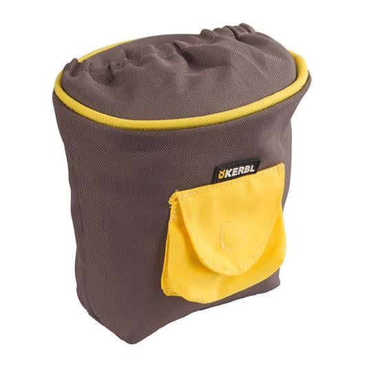 Image of Kerbl Futter- und Snacktasche PRO 14 cm - grau/gelb bei Hauptner.ch