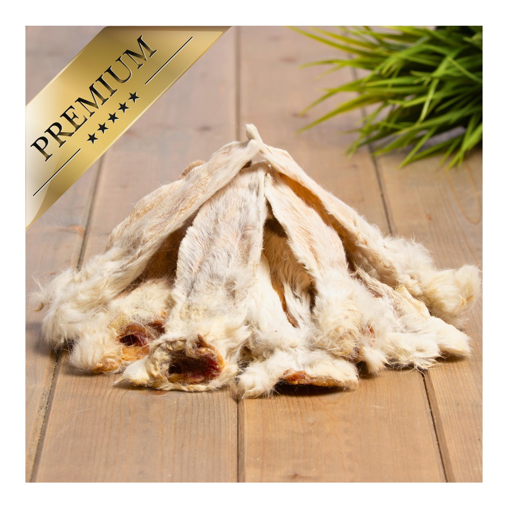 Kaninchenohren mit Fell