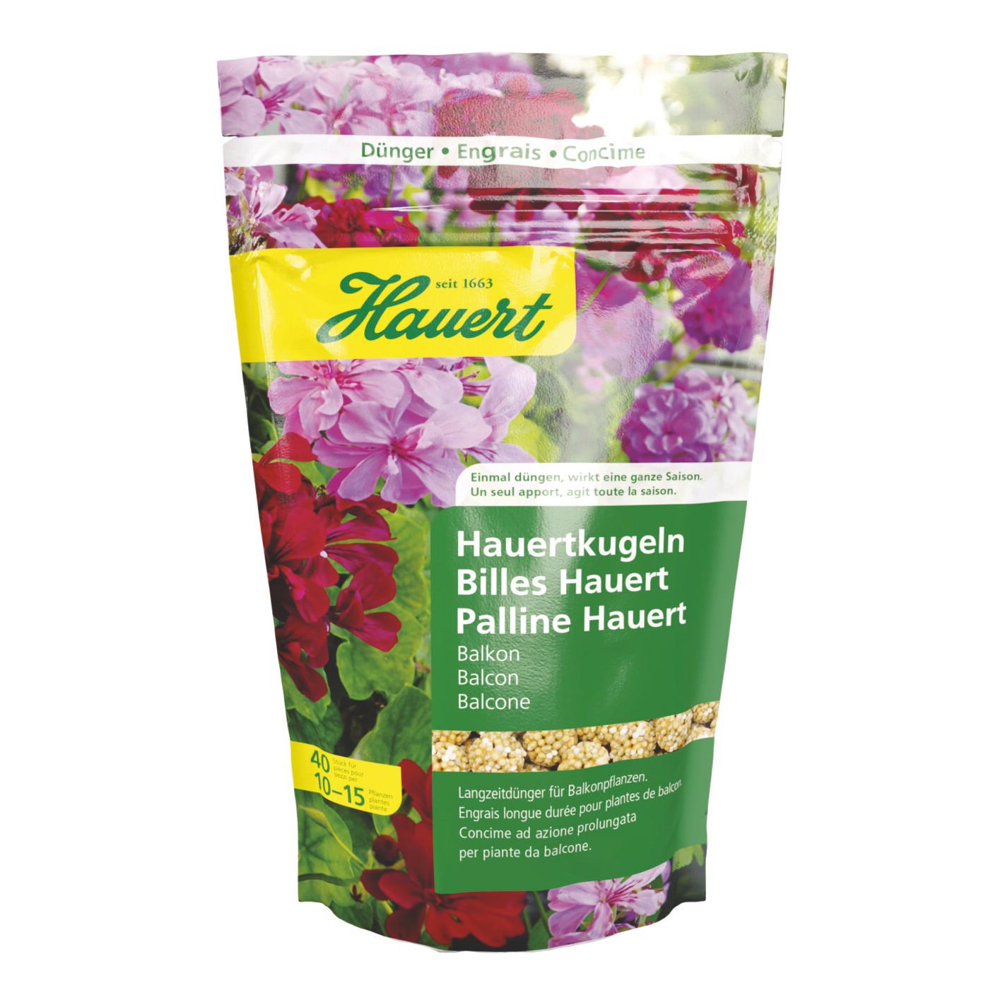 Hauertkugeln für Balkonpflanzen