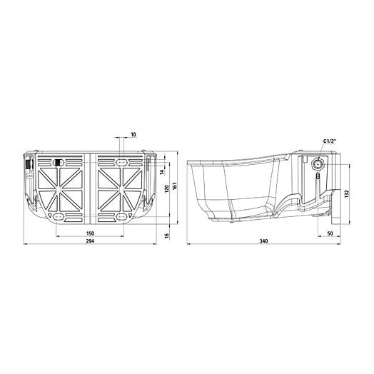 Tränkebecken SH30 - 230V - mit Rohrbegleitheizung