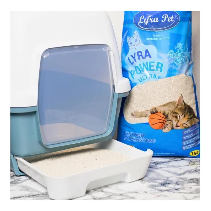 Lyra Power ULTRA excellente litière pour chats 30 litres