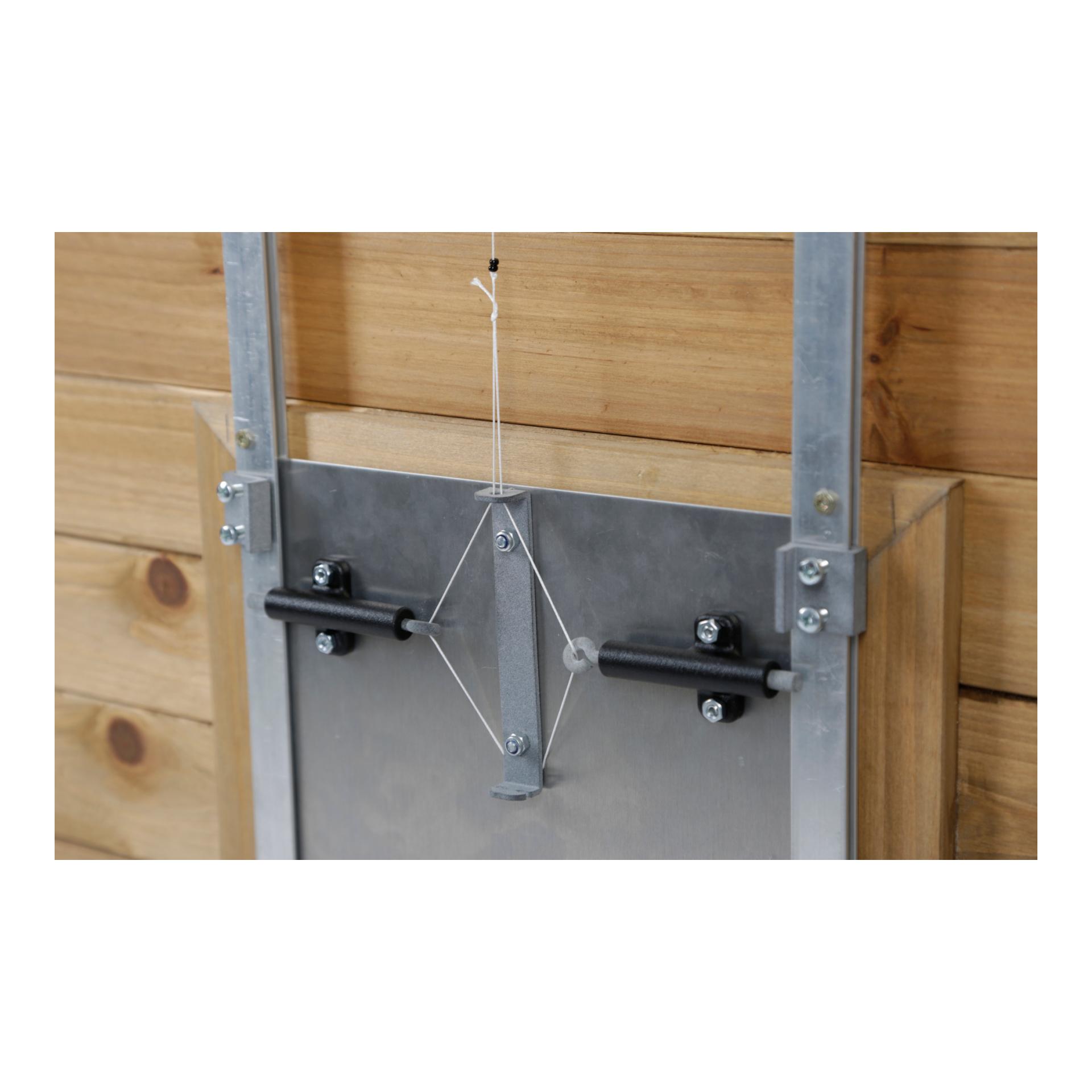 Selbstverriegelung für automatische Hühnertür