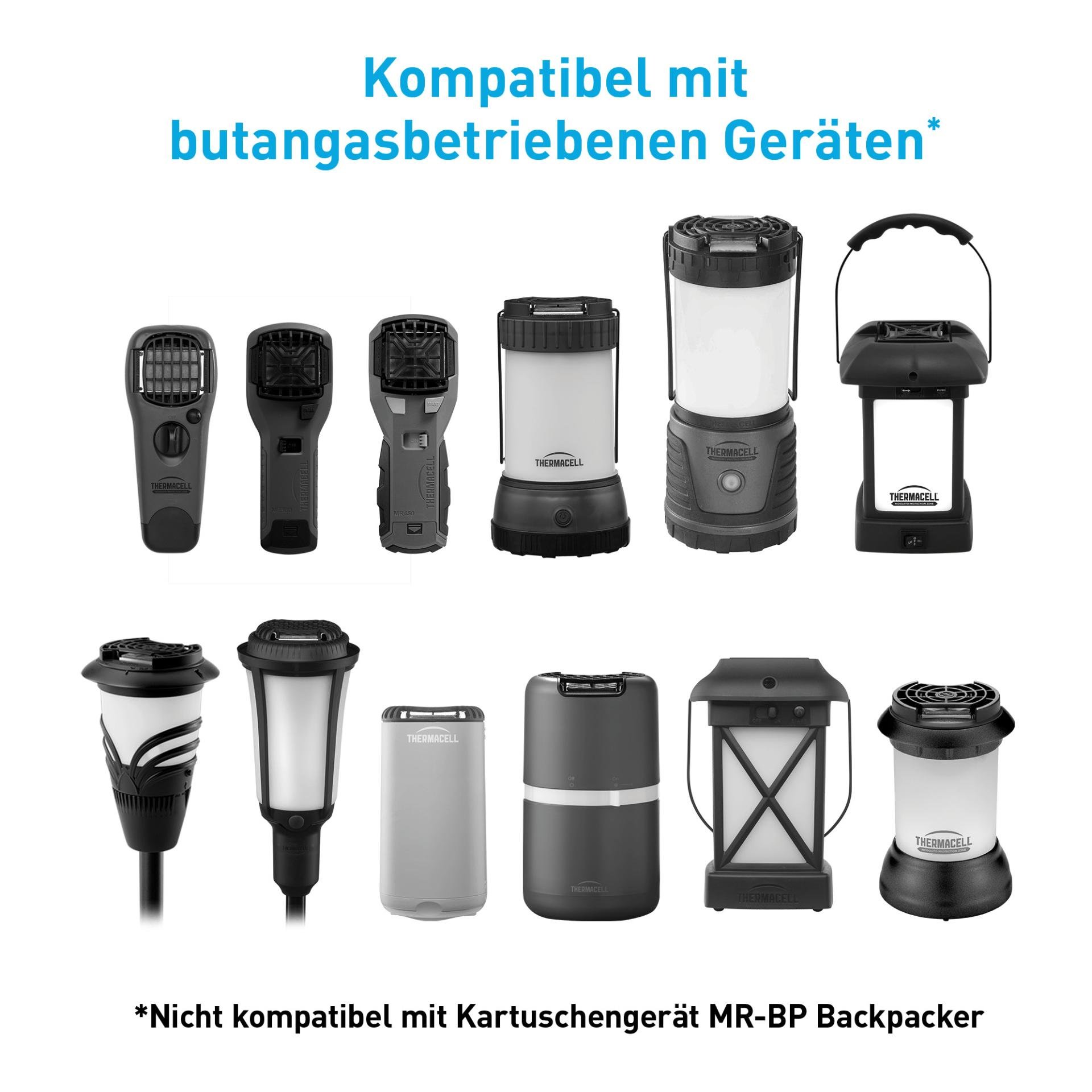 Mückenschutz Nachfüllset Gaspatrone C-4