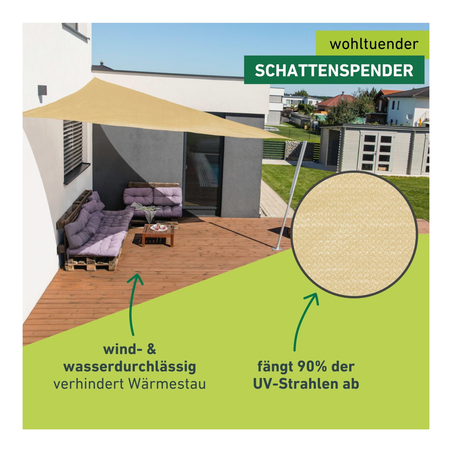 Windhager Sonnensegel Capri - dreieck