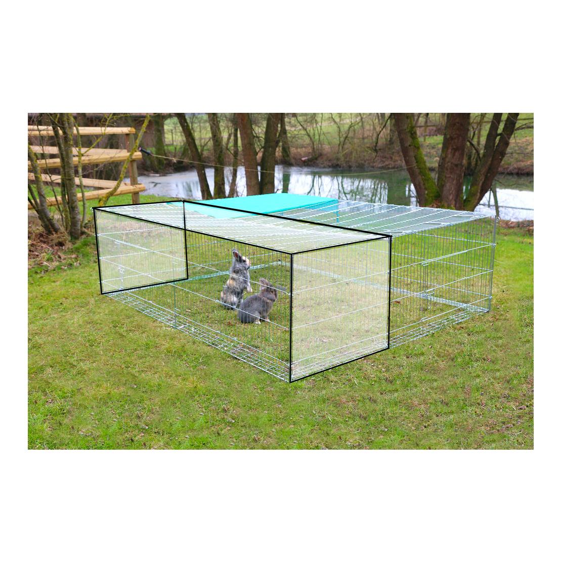 Image of Kerbl Erweiterungselement zu Freilaufgehege 811410 - Silber - bei Hauptner.ch