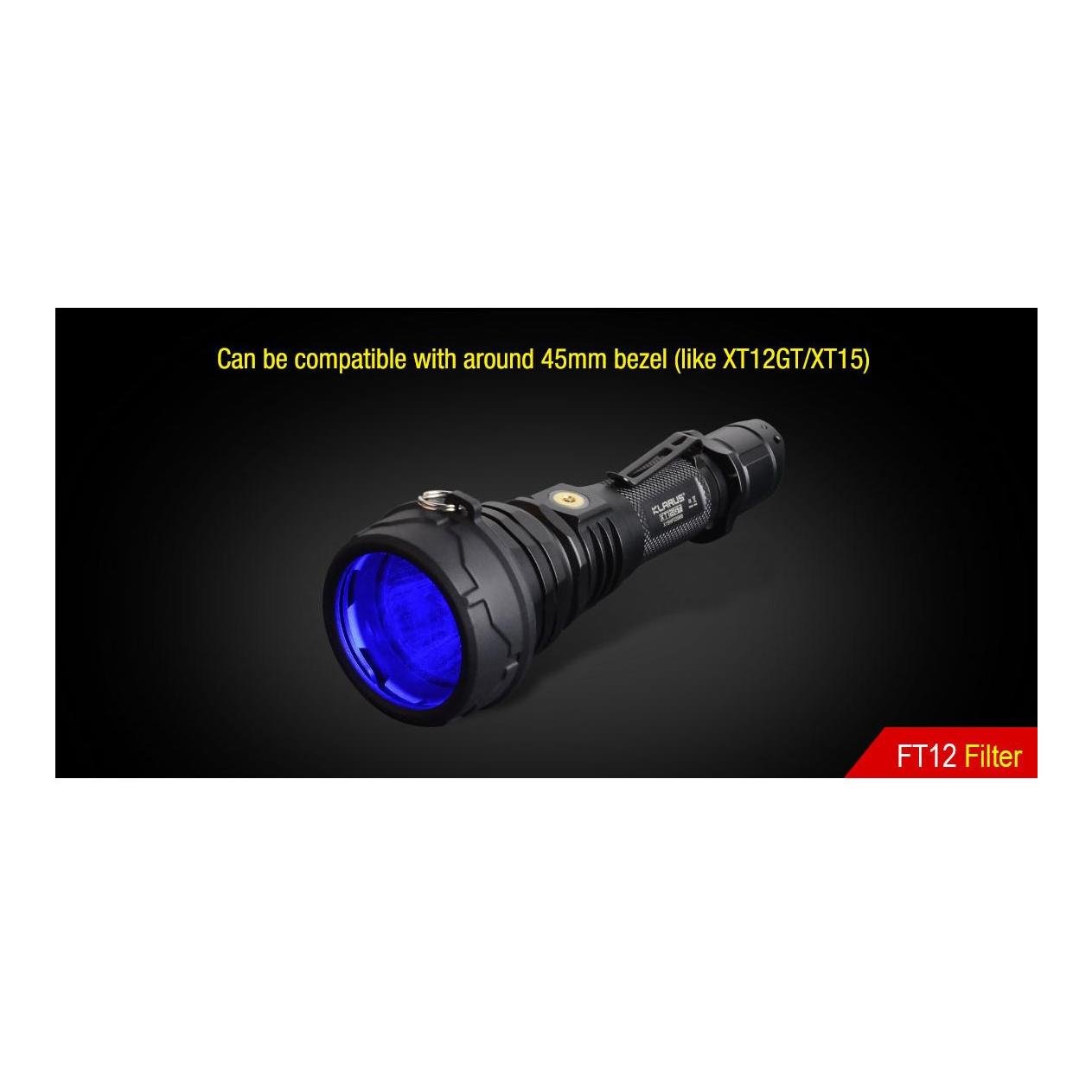 Image of Klarus FT12 Filter für die XT15 XT12GT - Blau bei Hauptner.ch