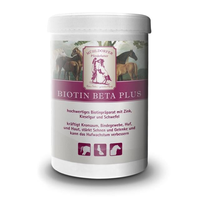 Image of Mühldorfer Pferdefutter Biotin Beta plus Präparat bei Hauptner.ch