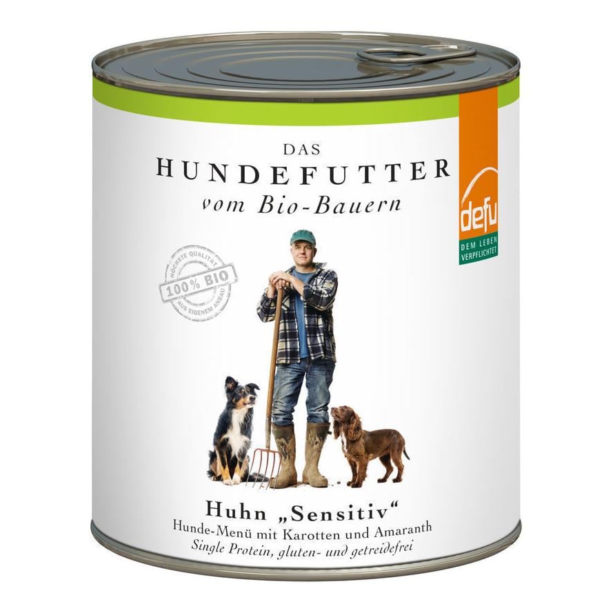 Image of defu Bio Premium Nassfutter mit Huhn 820 g bei Hauptner.ch