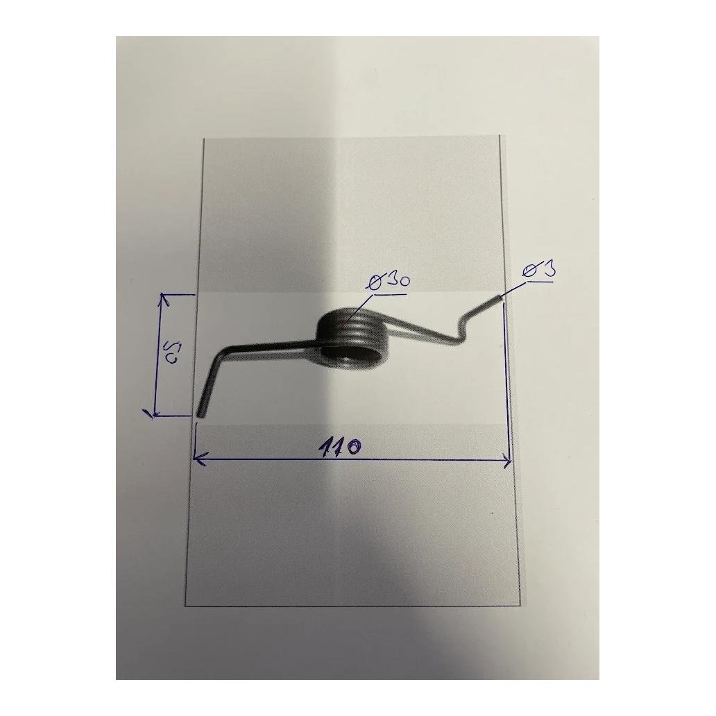 Hauptner Feder klein für Ogela-Futtergabel (unten)