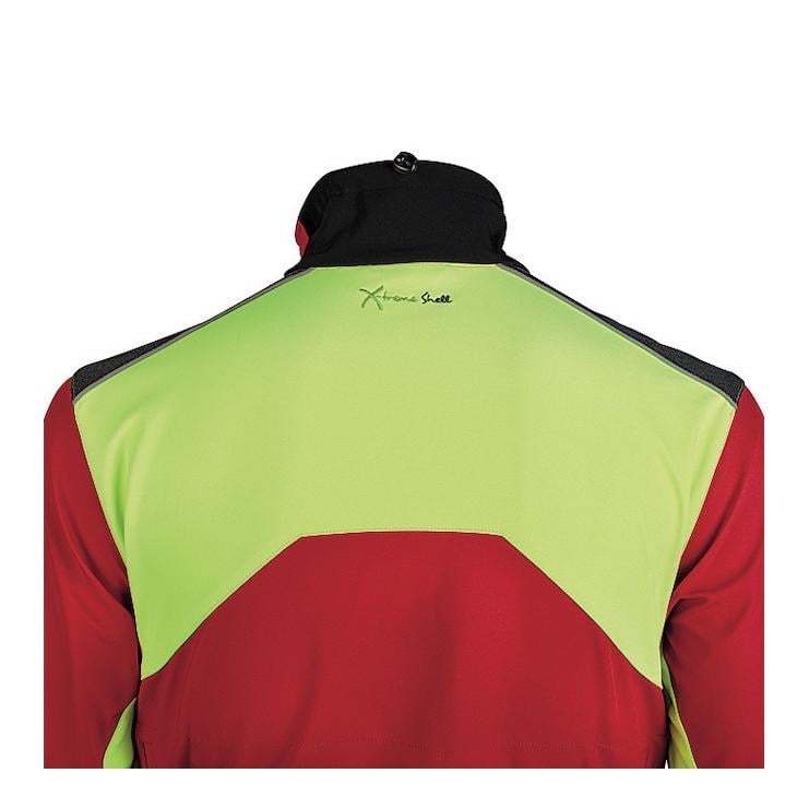 X-treme Shell Softshelljacke - rot/gelb